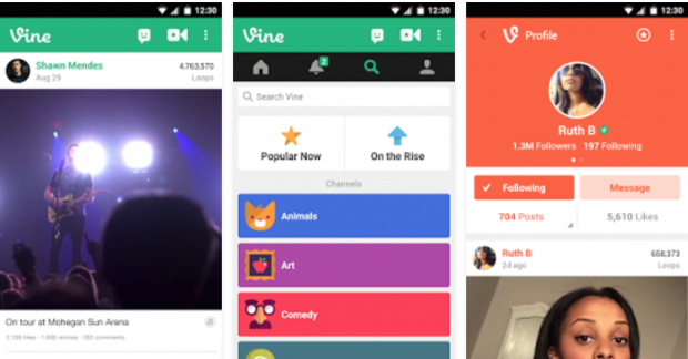 vine_android_screenshots